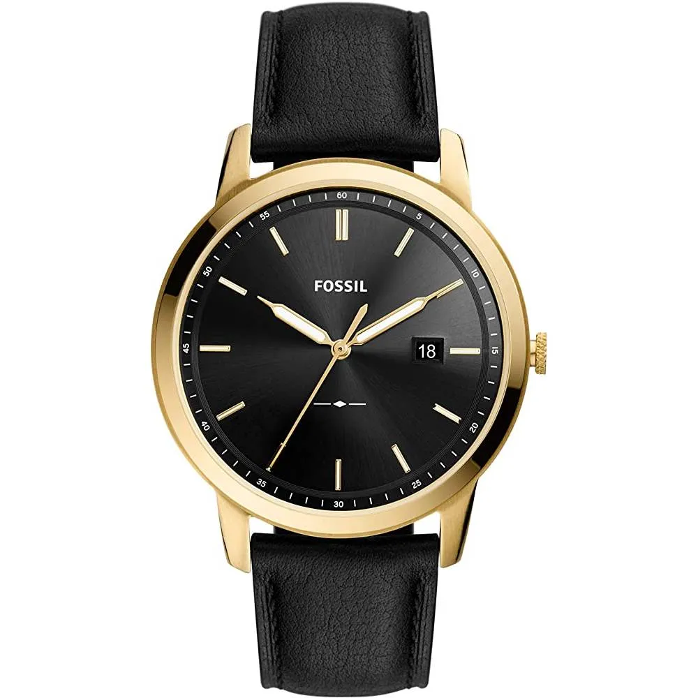 Fossil Men's Minimalist Stainless Steel Slim Casual Watch | Multiple Colors