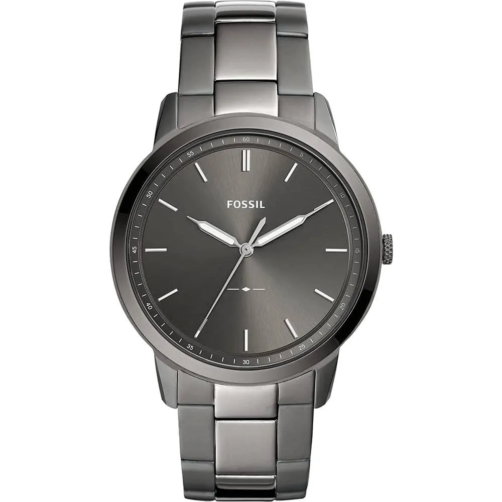 Fossil Men's Minimalist Stainless Steel Slim Casual Watch | Multiple Colors