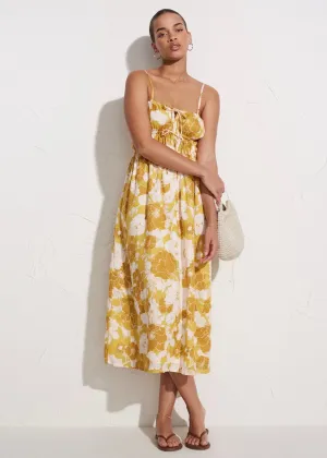 Francesca Midi Dress (Potenza Floral Print)