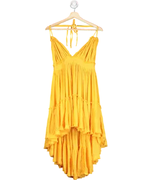 Free People Orange 100 Degree Tunic Dress UK L
