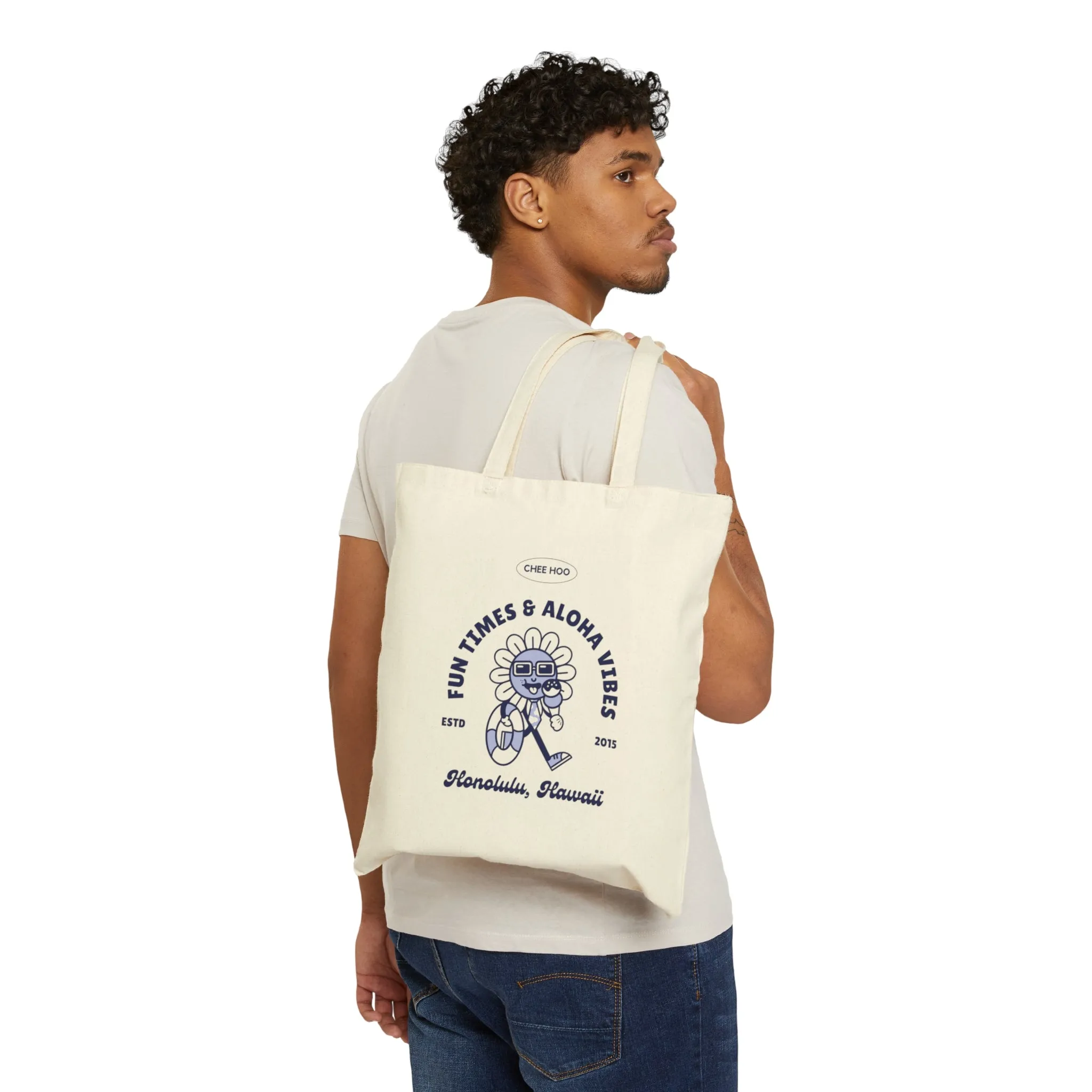 Fun Times Cotton Canvas Tote Bag
