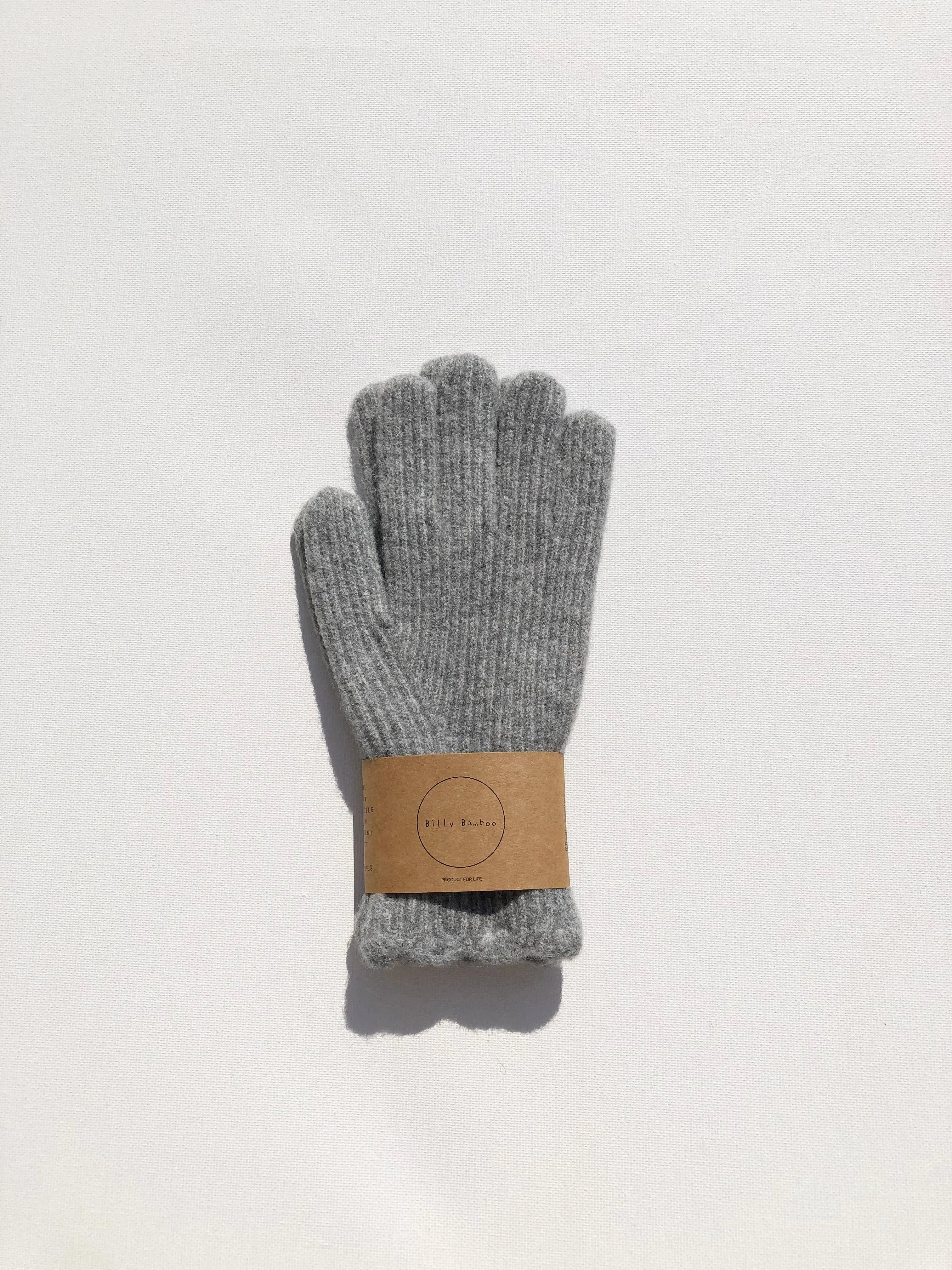 Fuzzy Wool Touch Screen Glove