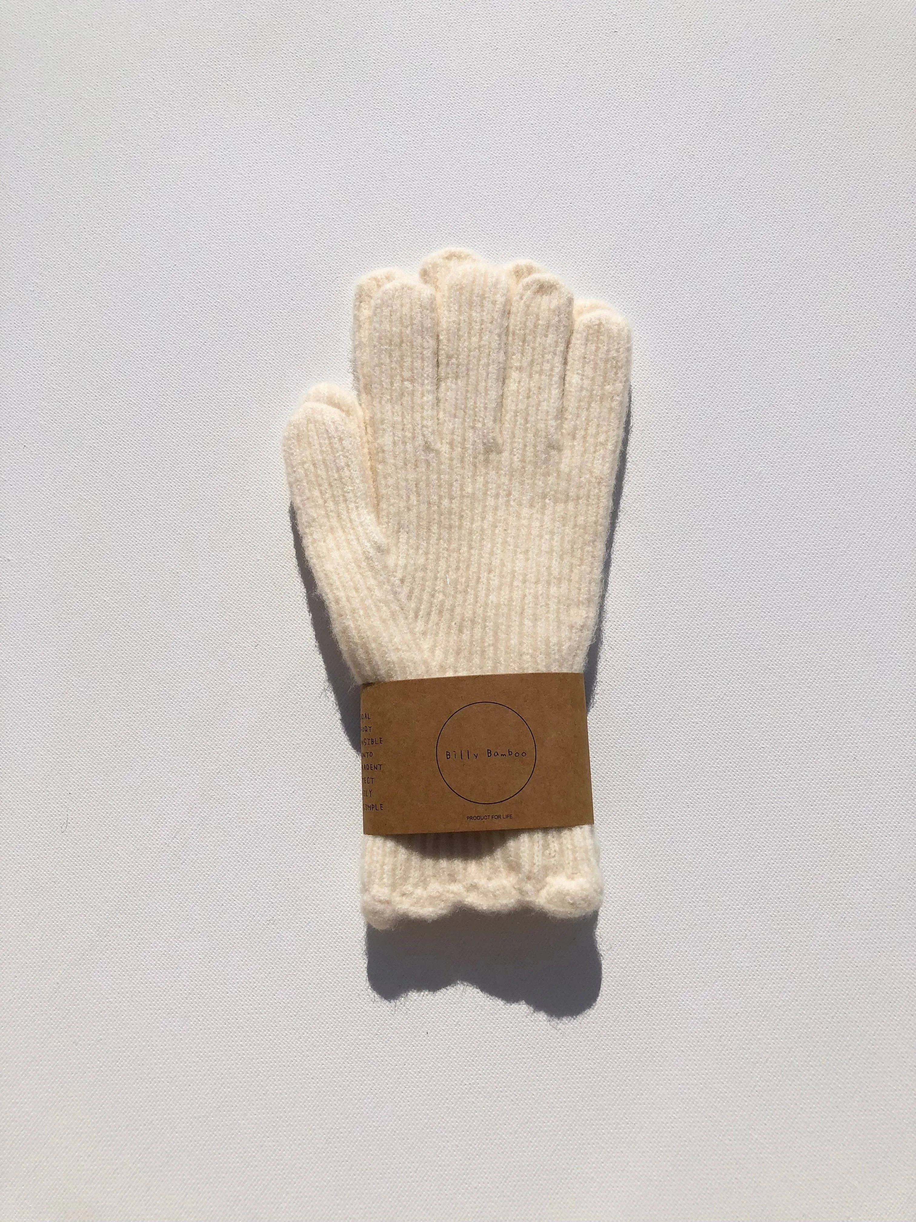 Fuzzy Wool Touch Screen Glove