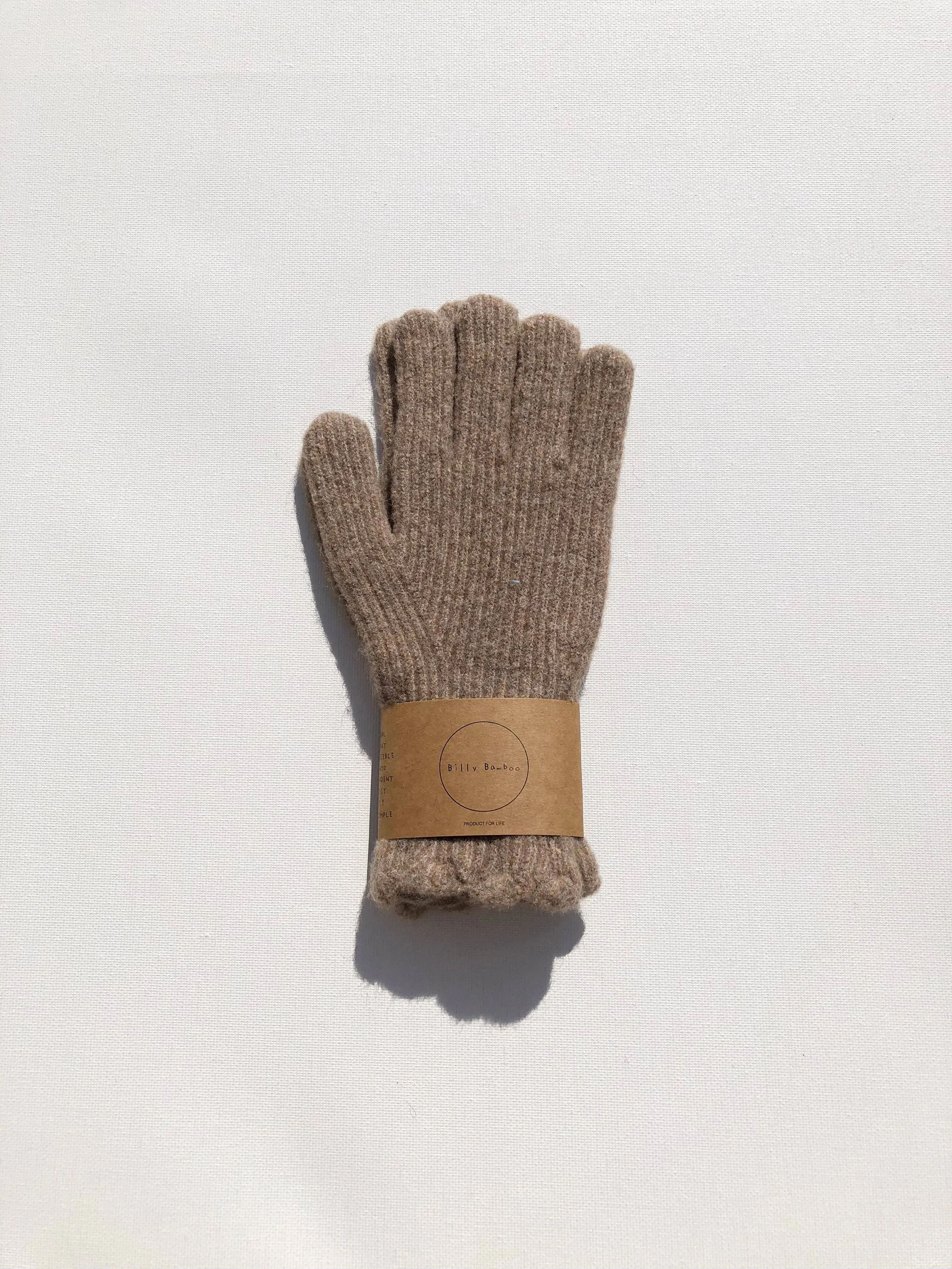 Fuzzy Wool Touch Screen Glove