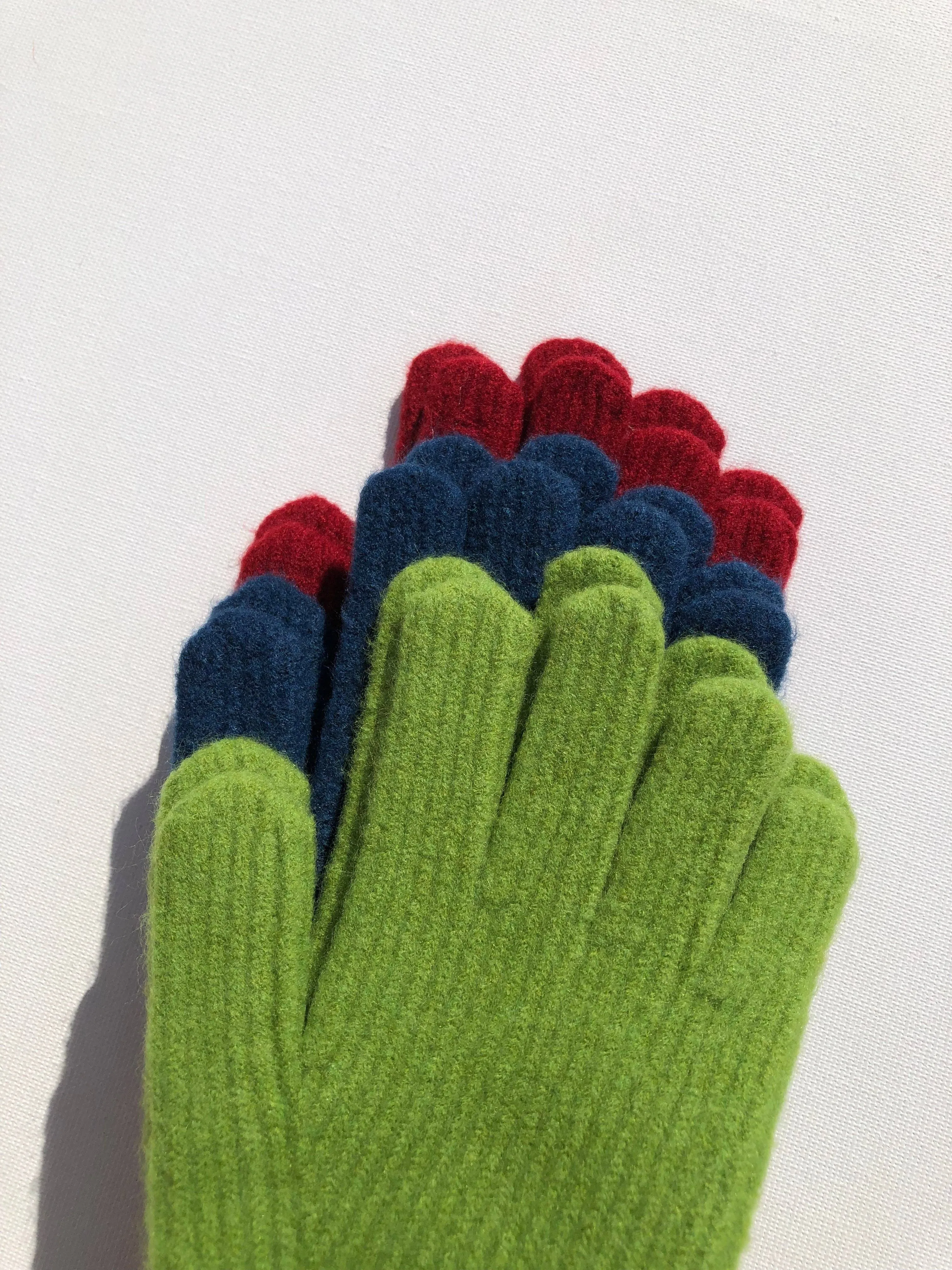 Fuzzy Wool Touch Screen Glove
