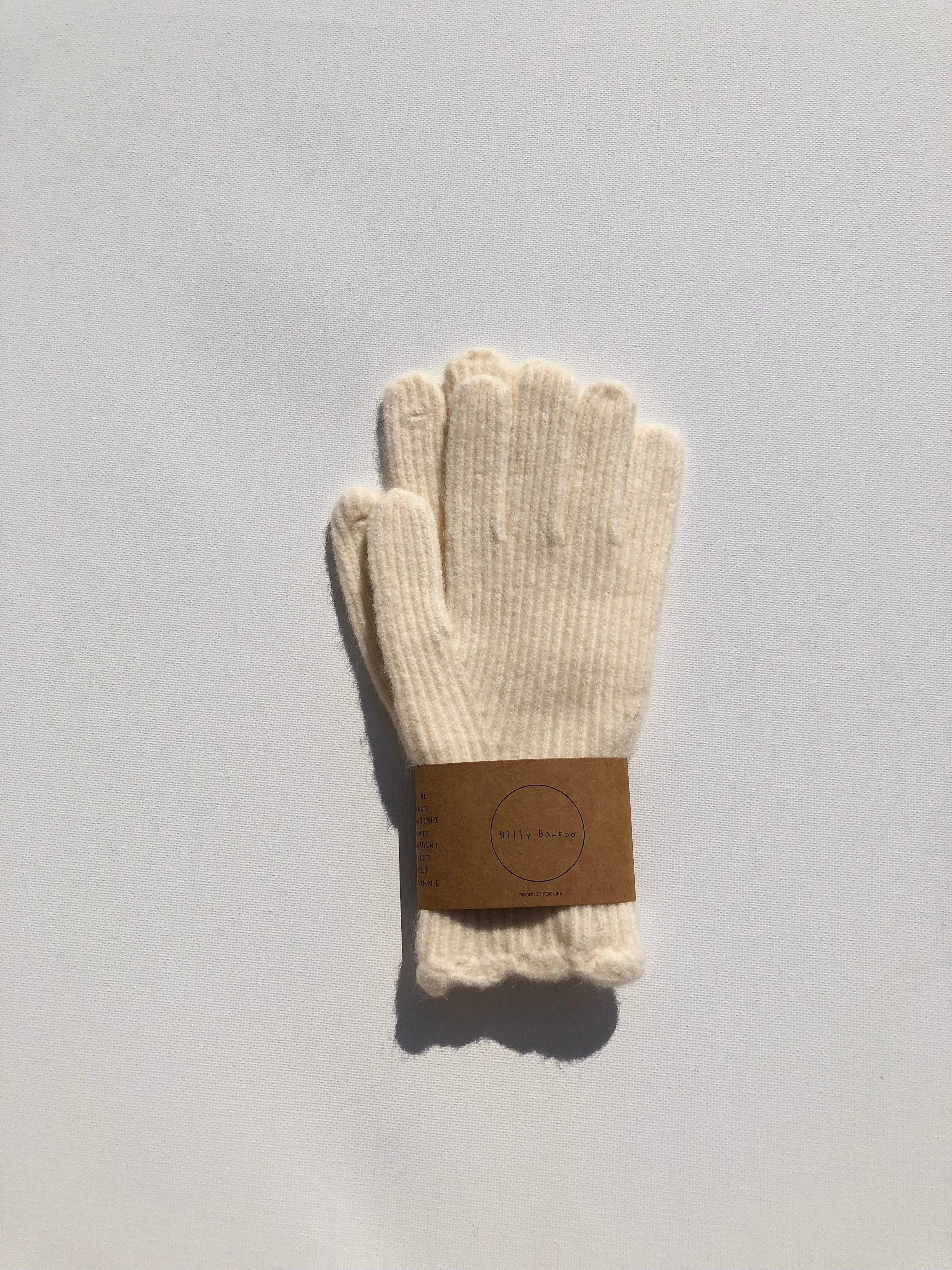 Fuzzy Wool Touch Screen Glove