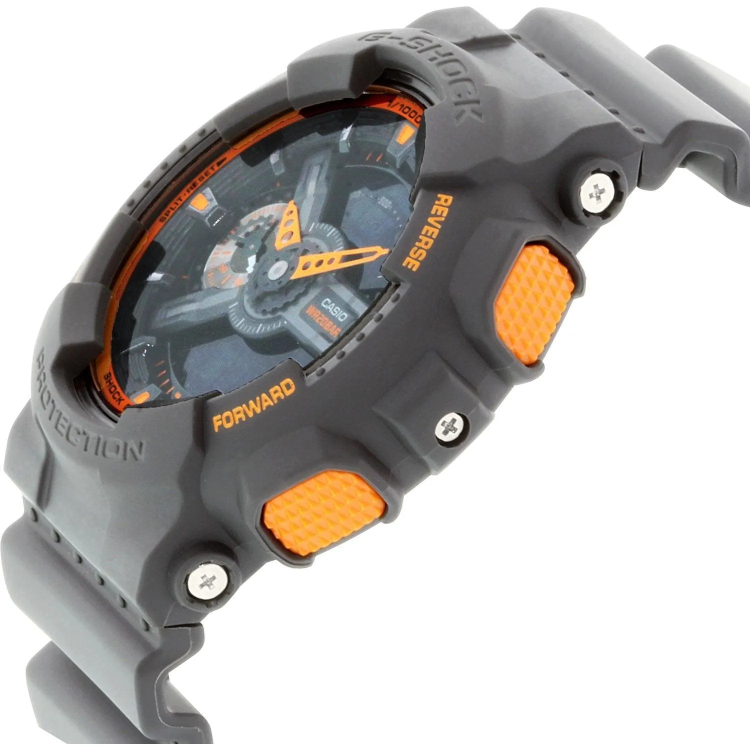 G-Shock Analog-Digital With Grey Resin Band Men's Watch GA110TS-1A4