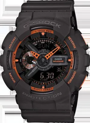 G-Shock Analog-Digital With Grey Resin Band Men's Watch GA110TS-1A4