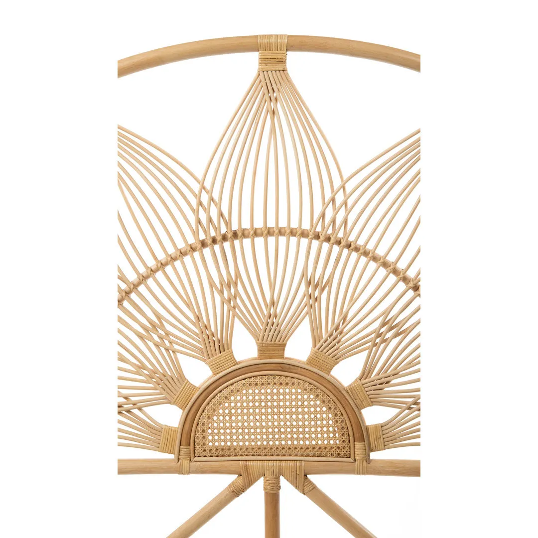 Gafford Wicker/Rattan Open-Frame Headboard Dakota Fields Color: Gold Size: Full