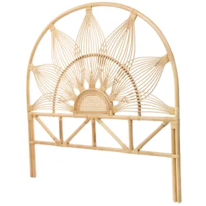 Gafford Wicker/Rattan Open-Frame Headboard Dakota Fields Color: Gold Size: Full
