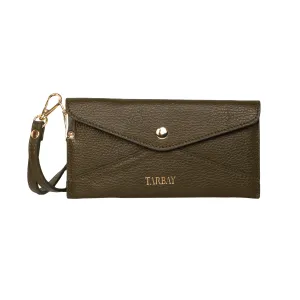 Genuine Leather Wallet #1 - Olive