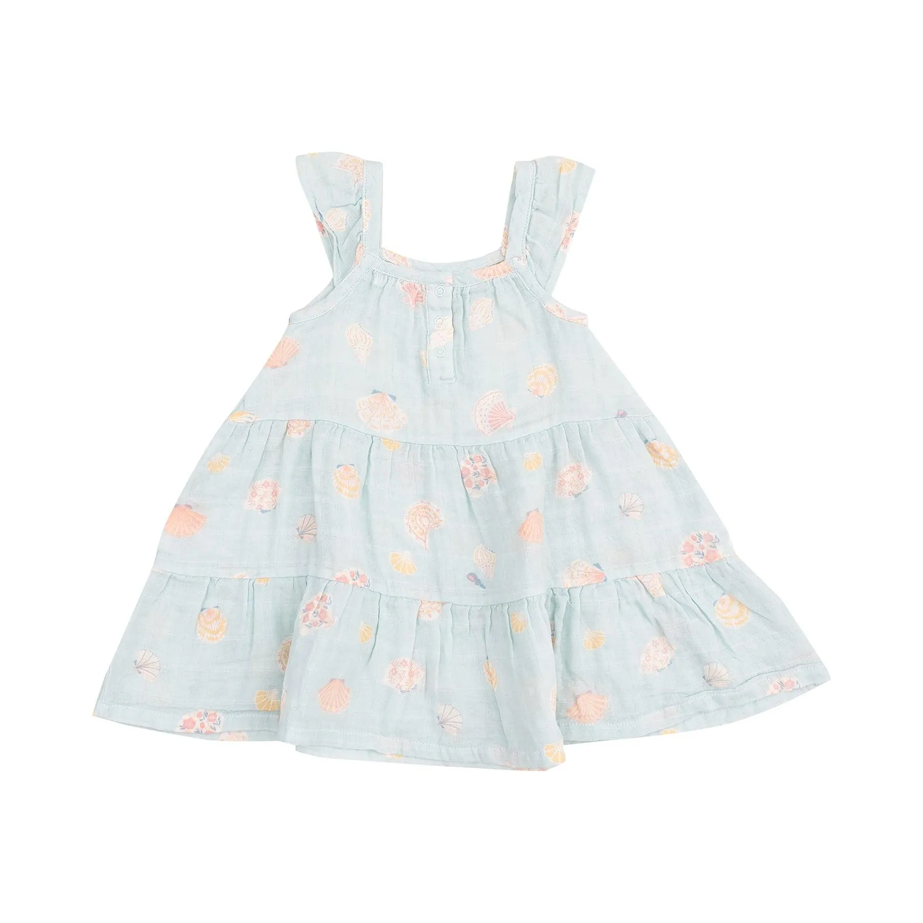 Girls Dresses | Twirly Sundress- Pretty Seashells | Angel Dear