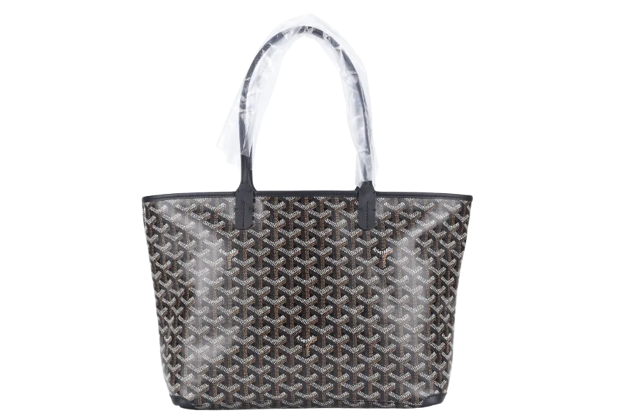 GOYARD ARTOIS PM BAG BLACK COLOR WITH DUST COVER