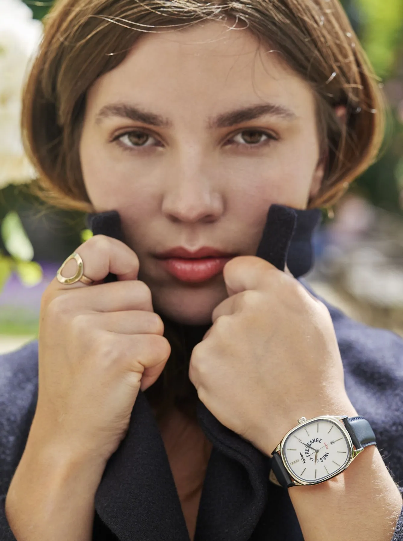 Grande Colorama black watch Kelton x Ines de la Fressange Paris
