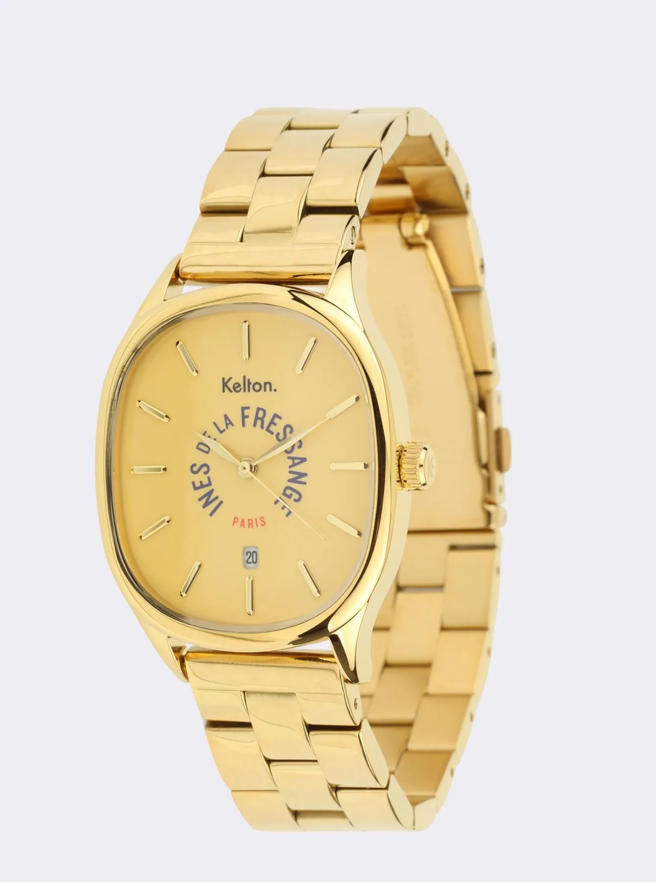 Grande Colorama gold watch Kelton x Ines de la Fressange Paris