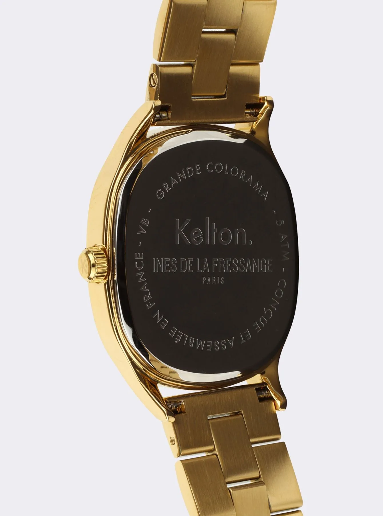 Grande Colorama gold watch Kelton x Ines de la Fressange Paris