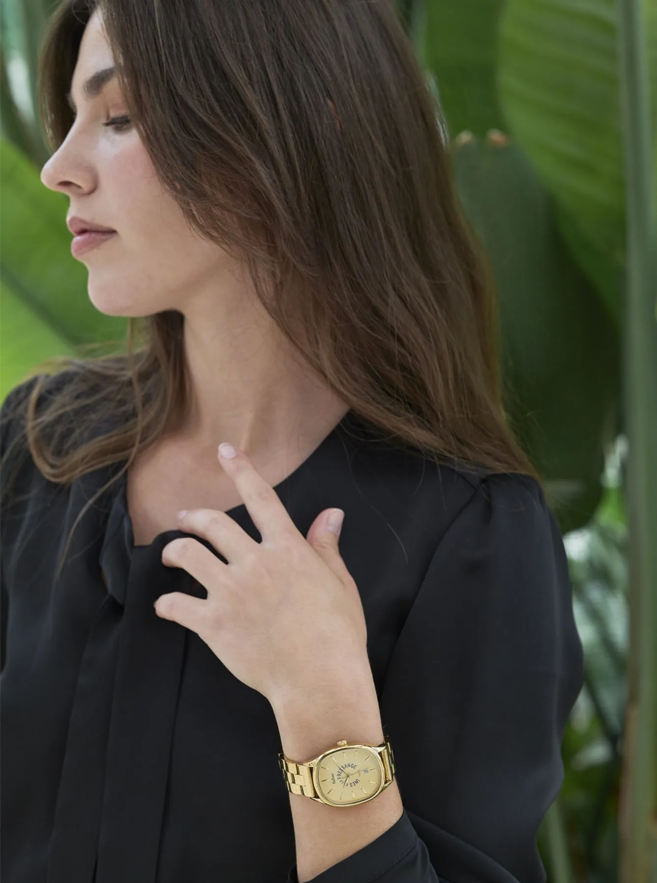 Grande Colorama gold watch Kelton x Ines de la Fressange Paris