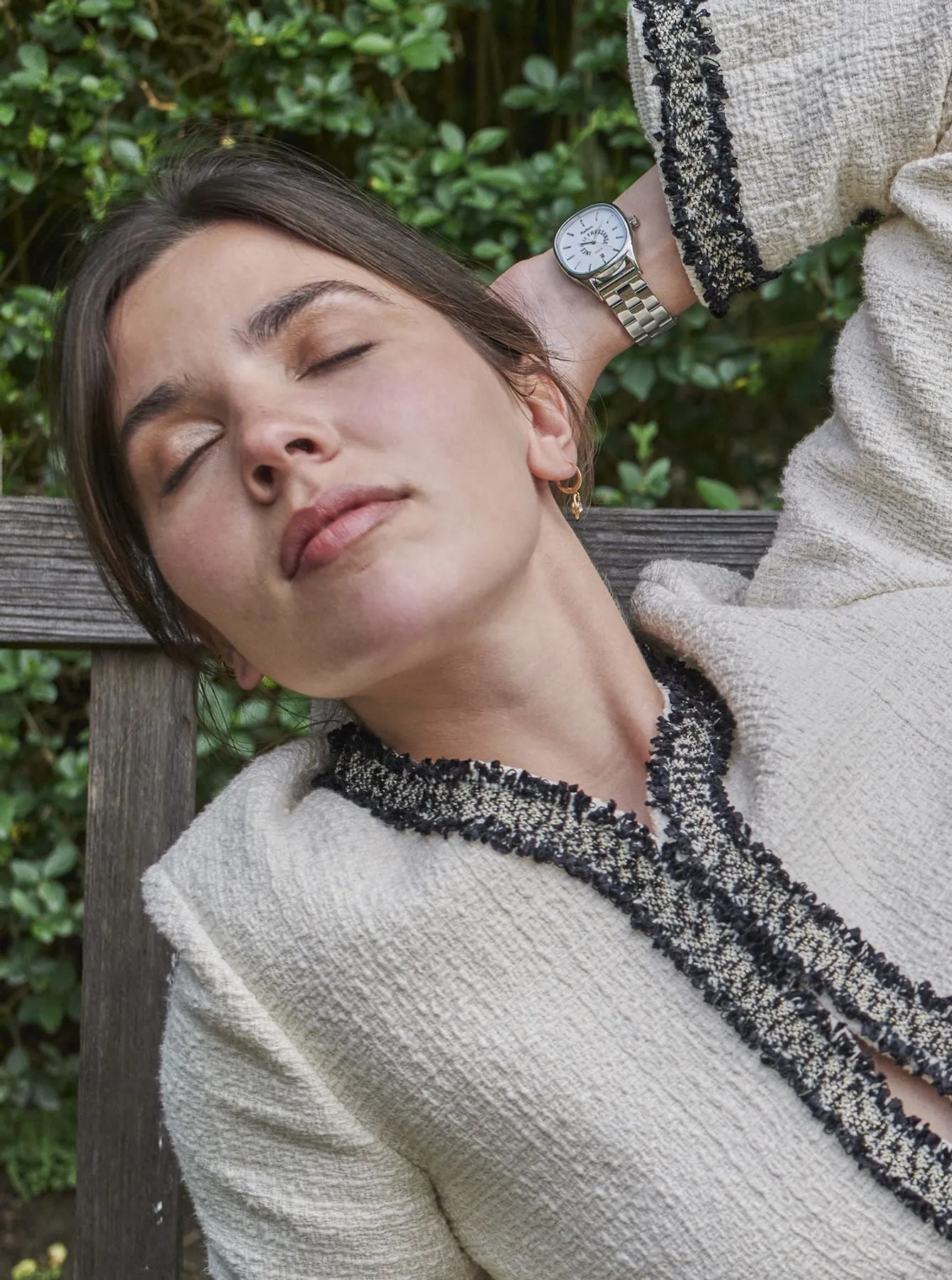 Grande Colorama silver watch Kelton x Ines de la Fressange Paris
