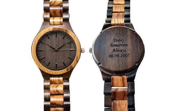 Groomsmen Set Of 8 Wooden Watches - Grandiose