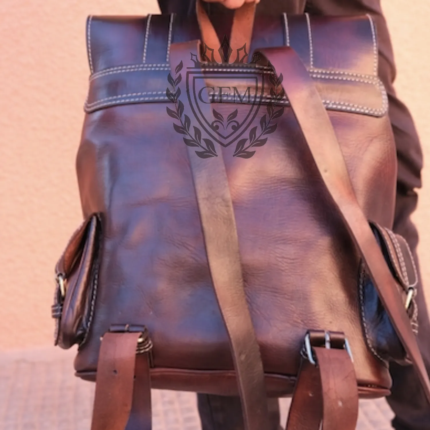 Handmade Moroccan Backpack for Stylish Travelers