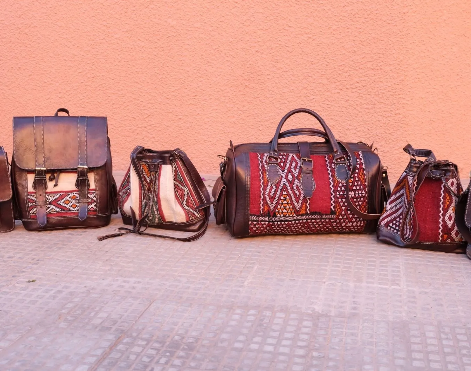 Handmade Moroccan Backpack for Stylish Travelers