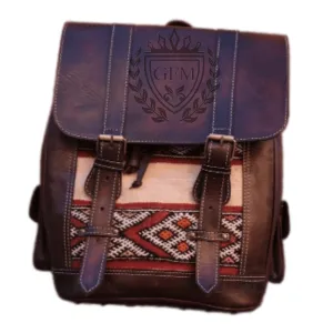 Handmade Moroccan Backpack for Stylish Travelers