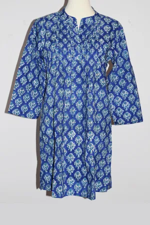 Haveli Tunic Dress | Cerulean