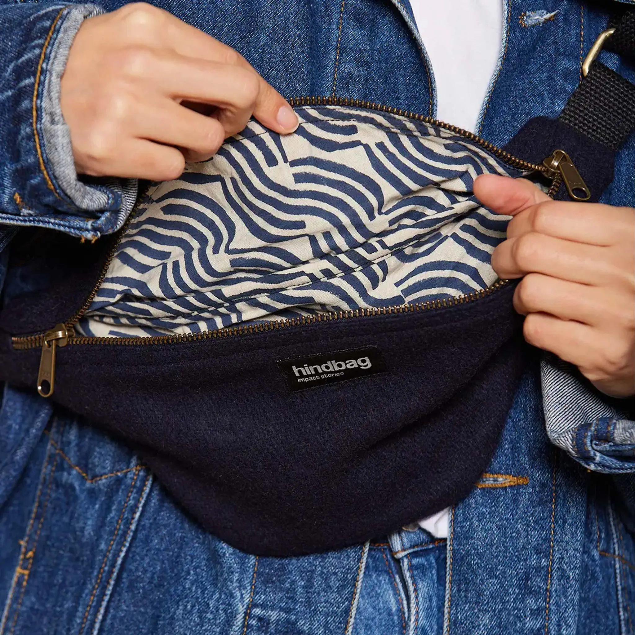 Hindbag Olivia Crossbody Bag Marine Blue