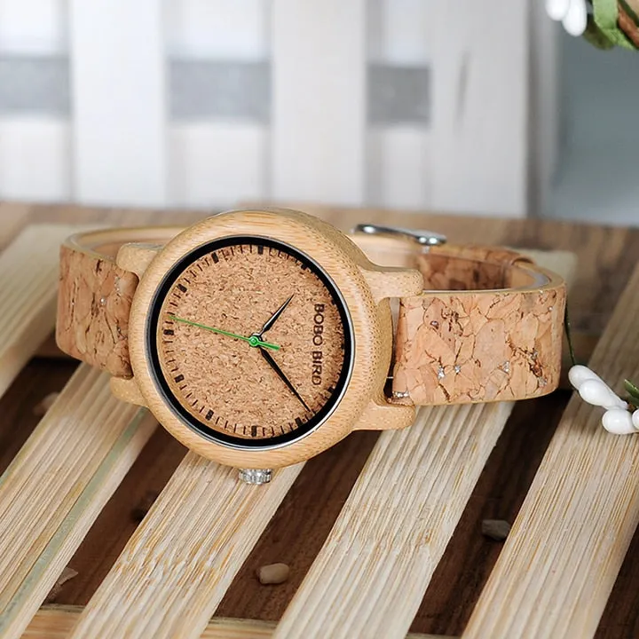 His & Hers Handmade Bamboo Wooden Watches
