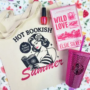 Hot Bookish Summer Tote Bag