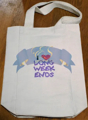 I <3 Long Weekends Double Bottle Wine Tote