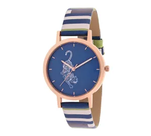 India Circus by Krsnaa Mehta Sapphire Stripes Wrist Watch