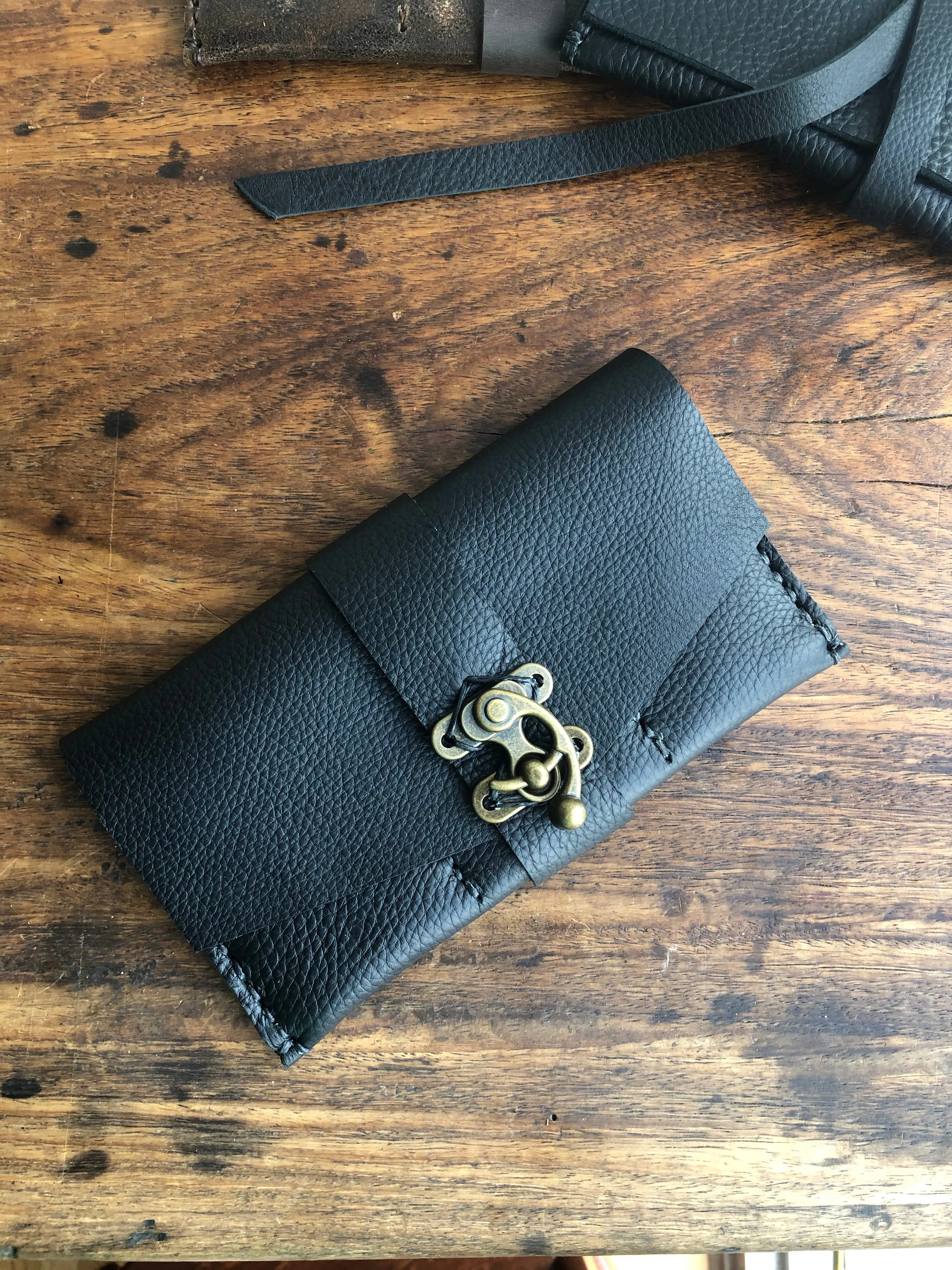 iPhone Bag / Handmade Leather iPhone Wallet Clutch Bag