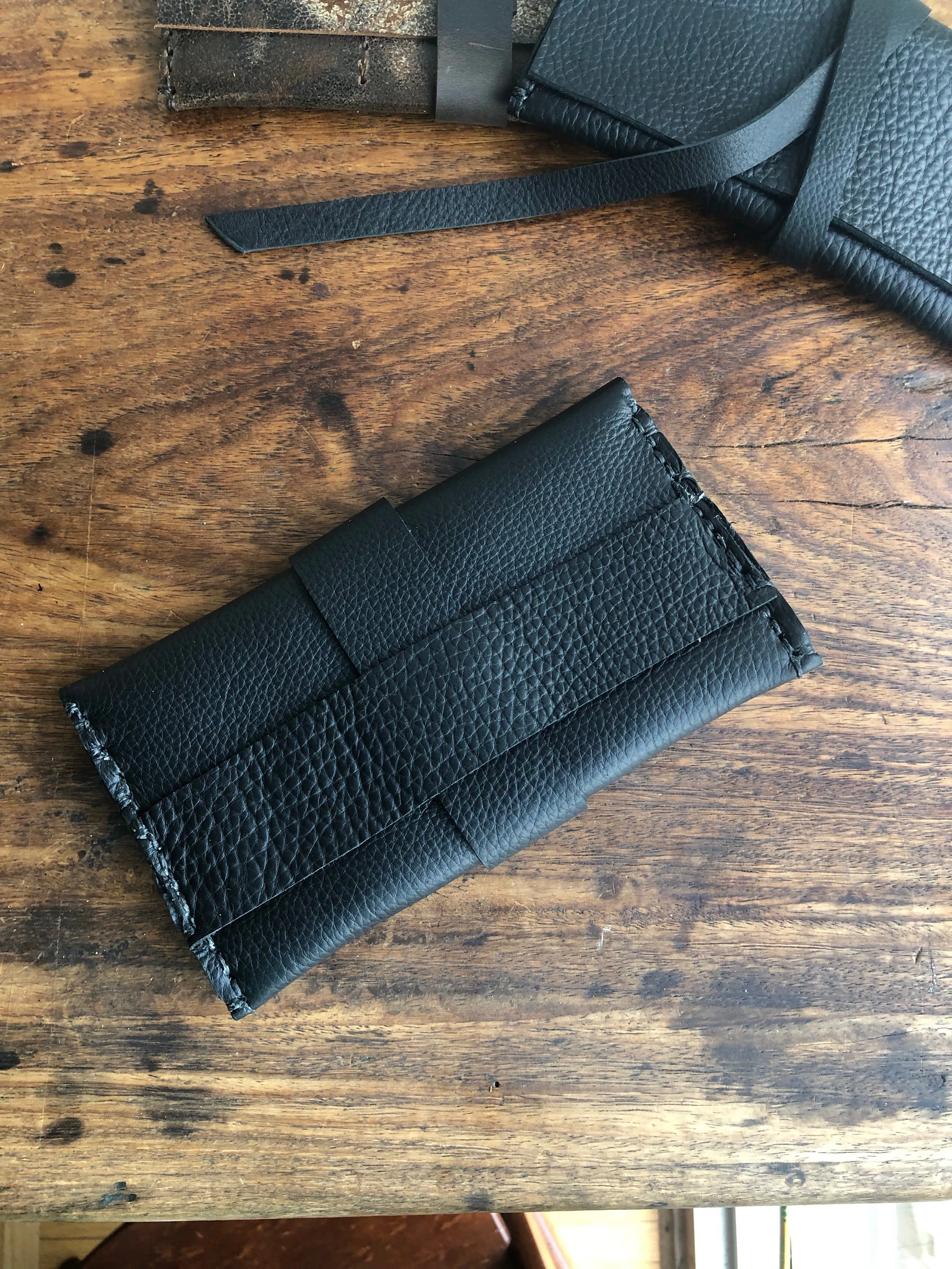 iPhone Bag / Handmade Leather iPhone Wallet Clutch Bag