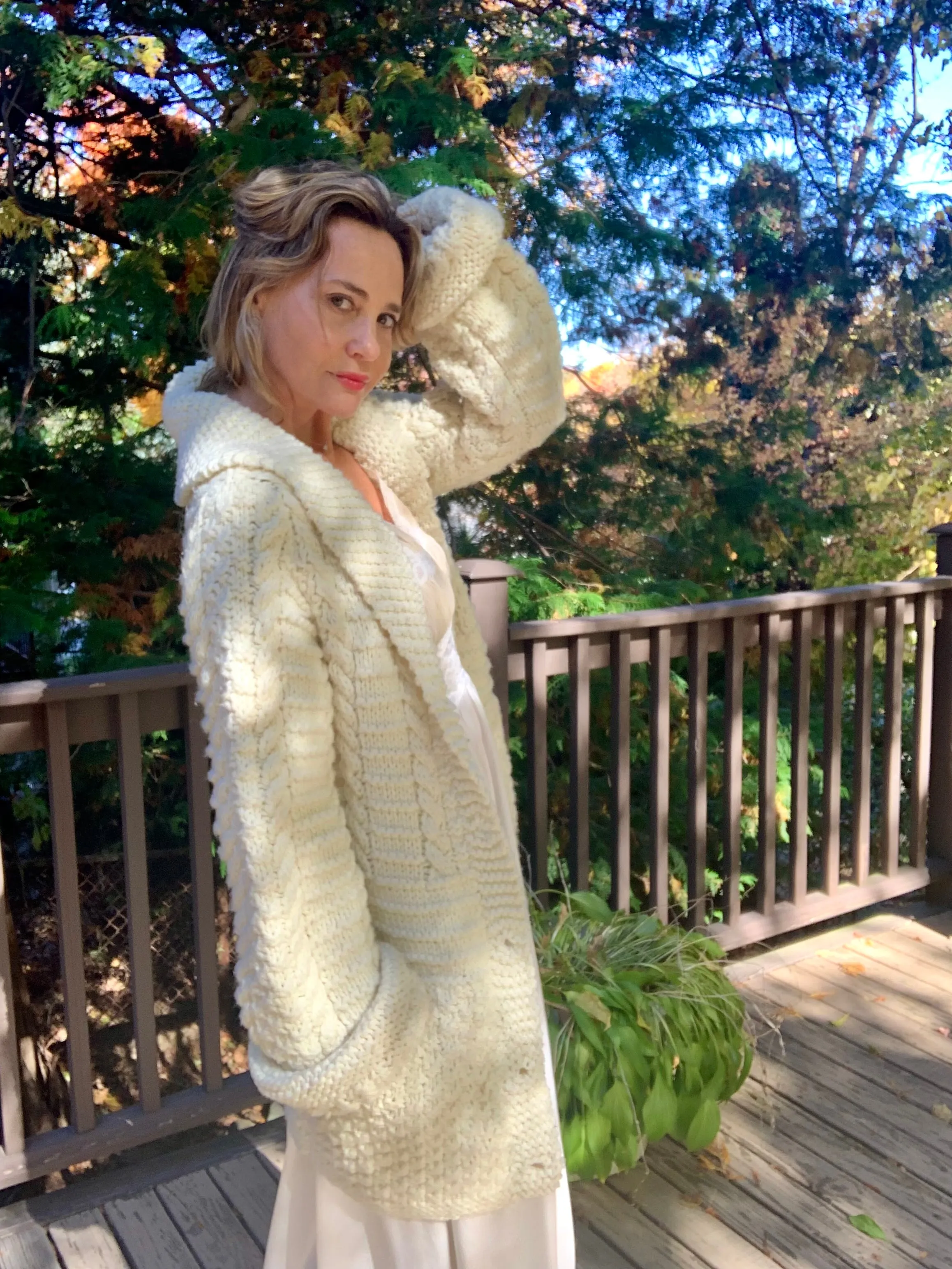 Irish Wool Cardigan - 70s - 70J