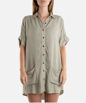 JETTY ATLANTIC TUNIC DRESS - SAG