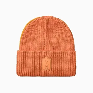 JUDE-MZ Hand Knit Toque With Ribbed Cuff Beanie Hat