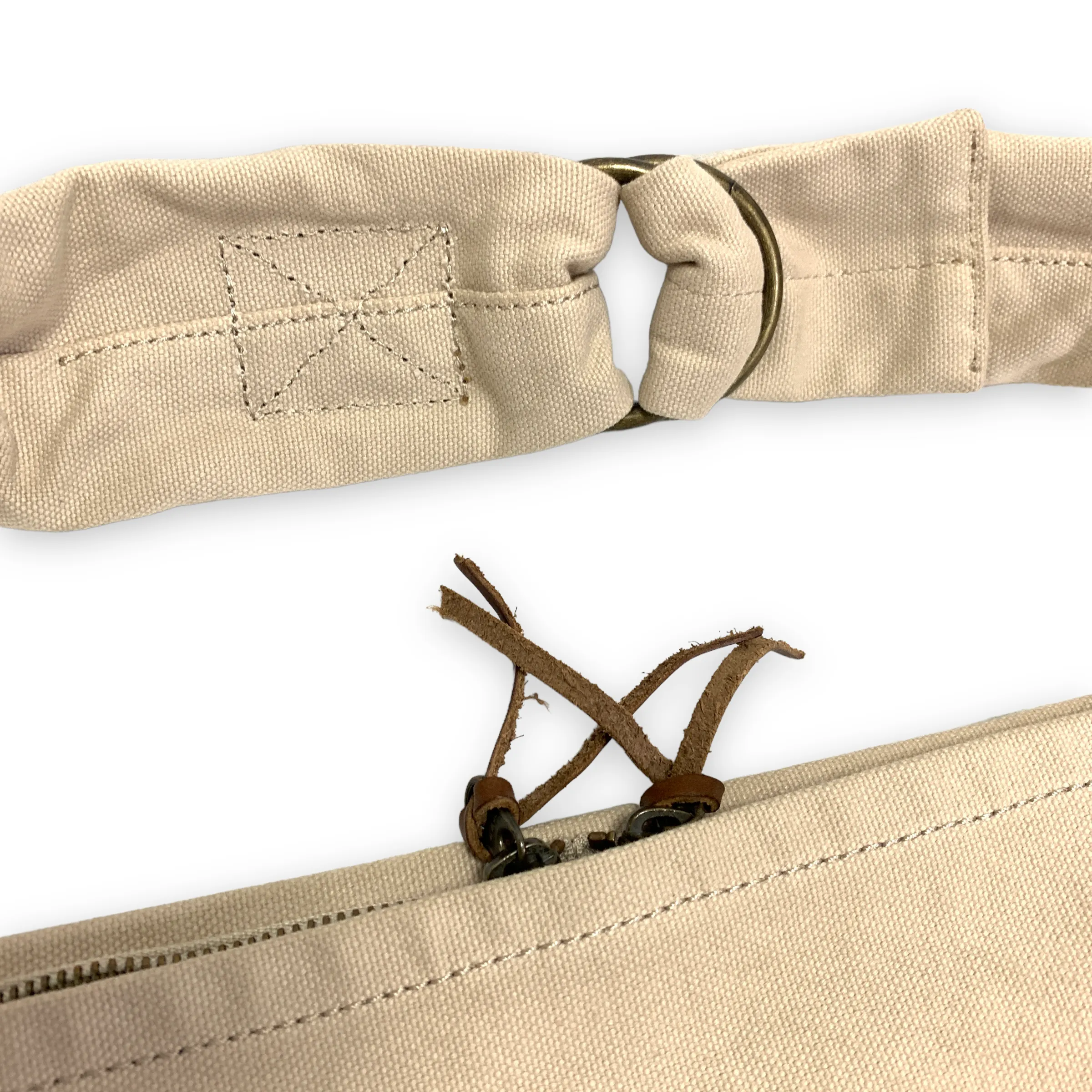 Kapital Cotton Canvas Snufkin Bag Beige