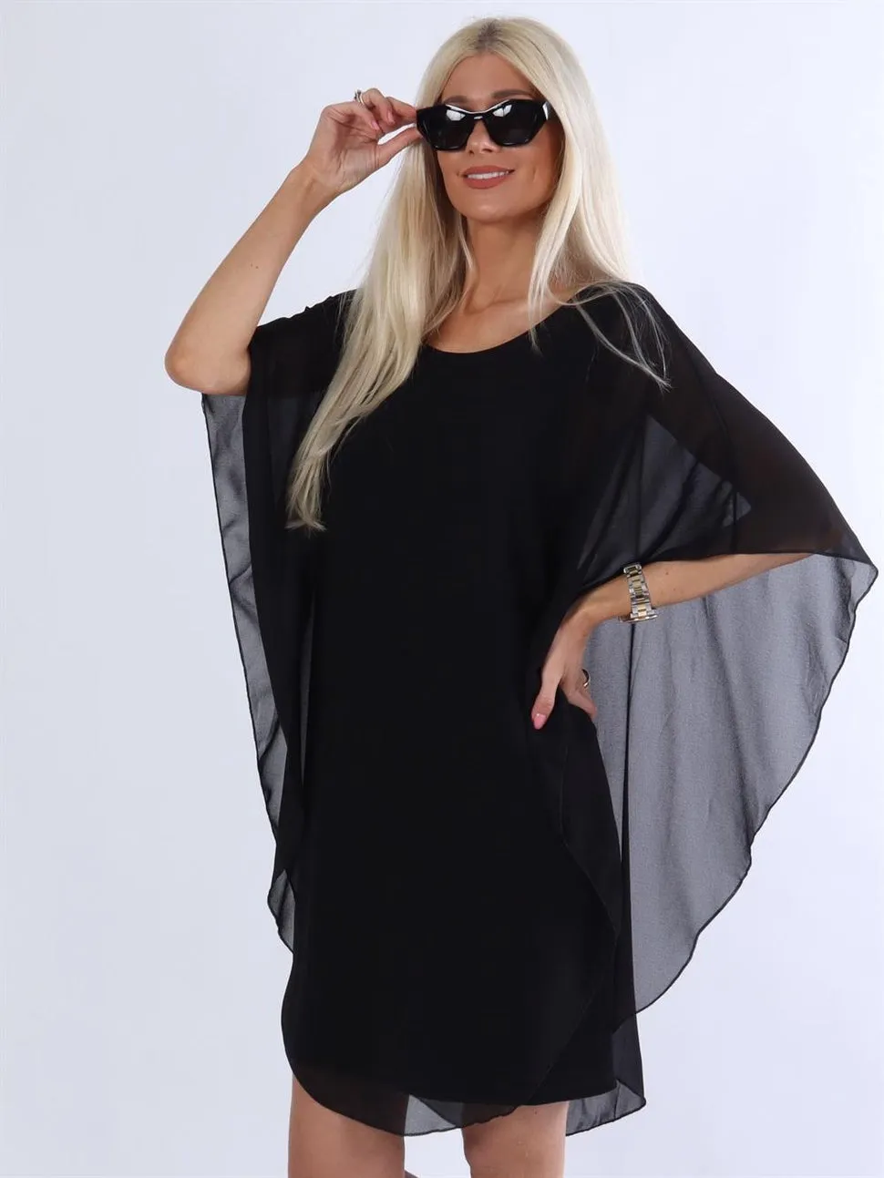 Katherine® | Tunic dress with chiffon layers