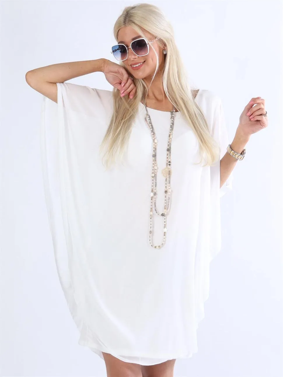 Katherine® | Tunic dress with chiffon layers