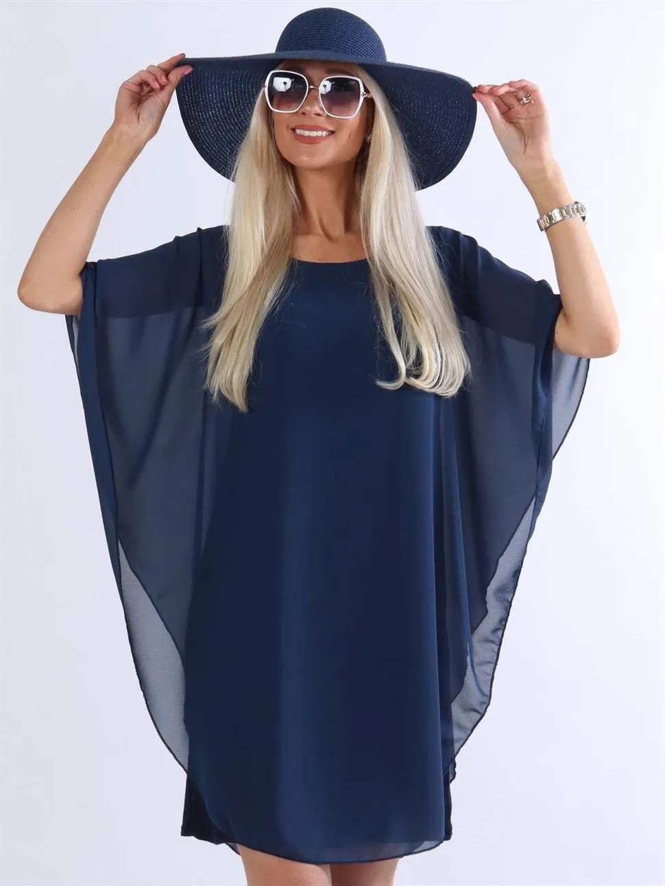 Katherine® | Tunic dress with chiffon layers