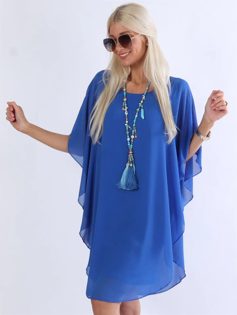 Katherine® | Tunic dress with chiffon layers