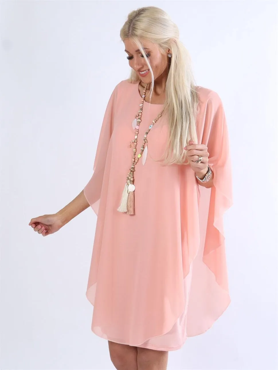 Katherine® | Tunic dress with chiffon layers