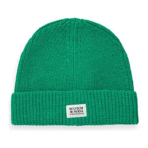 Kids Unisex Knit Beanie - Field Green