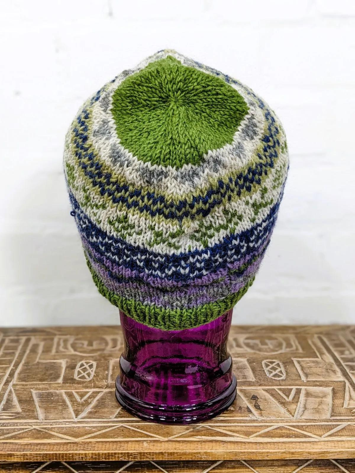Knitted Wool Patterned Hat