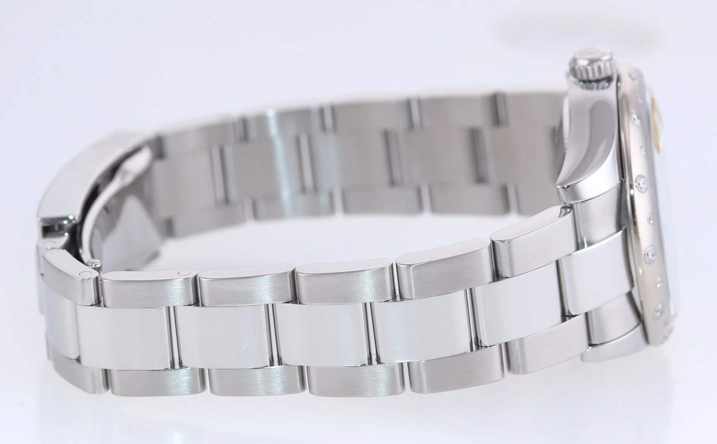 Ladies Rolex DateJust 31mm MOP Diamond Roman Oyster 178344 Steel Watch Box