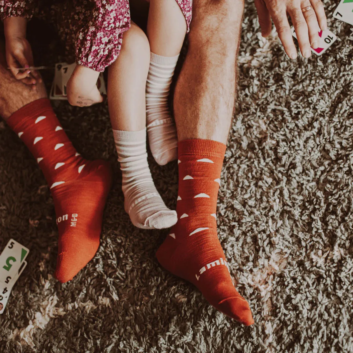 Lamington II KETTLE Merino Wool Socks - sienna -