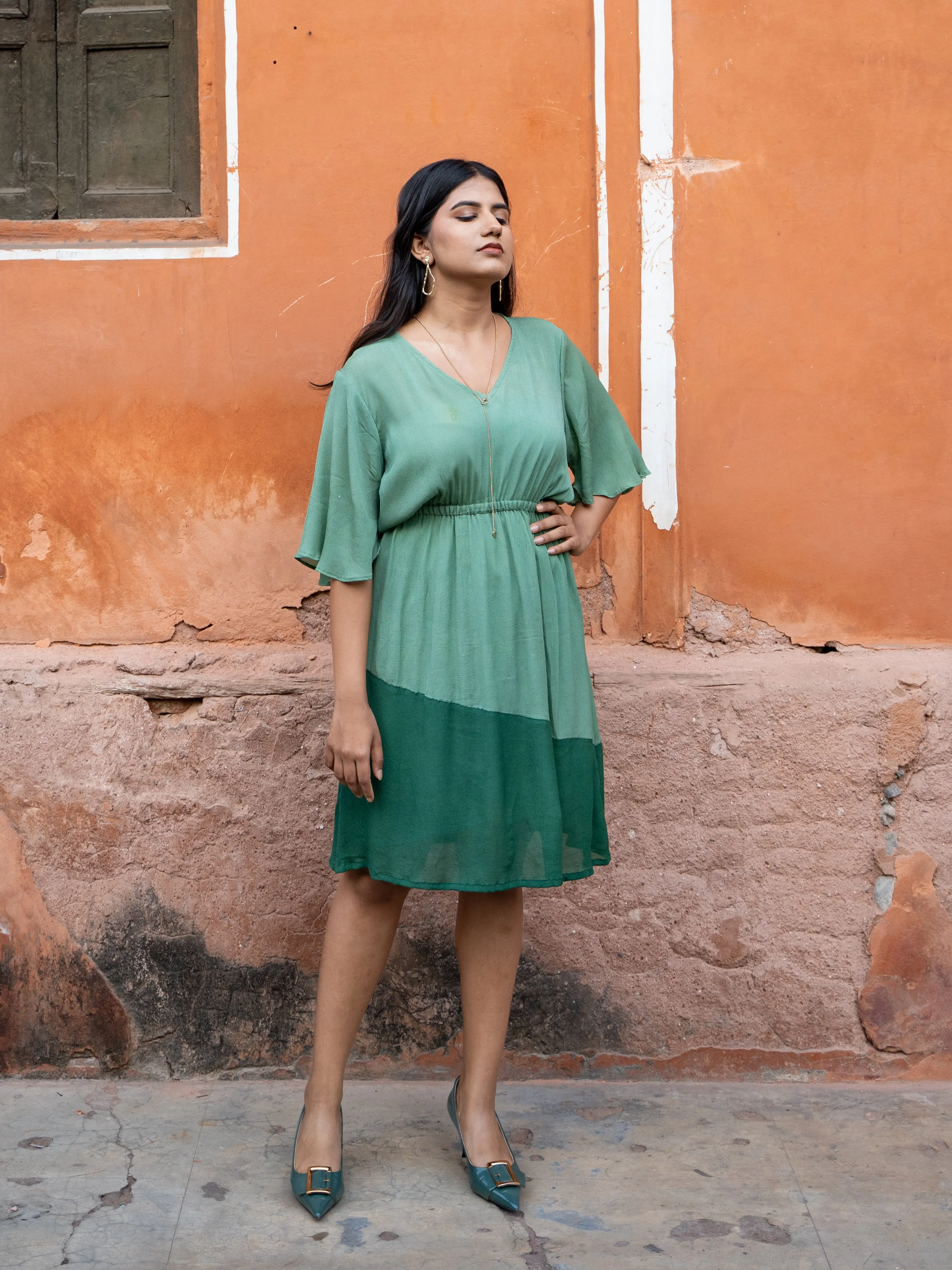 Lara Dress - Sage Green