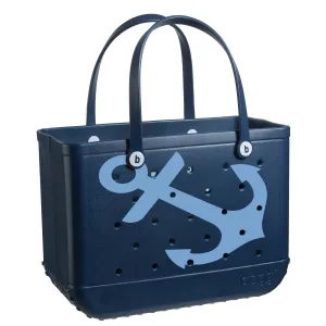 Large Bogg Bag - Navy Anchor