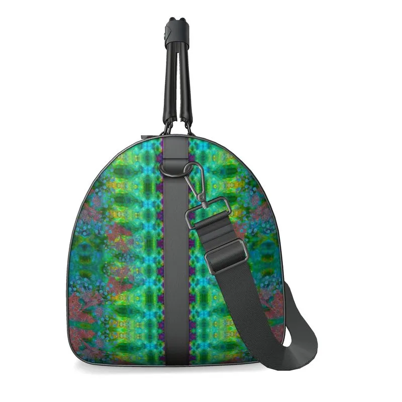 Leather Duffel Bag (WindSong Flower) RJSTH@Fabric #11 RJSTHS2021 RJS